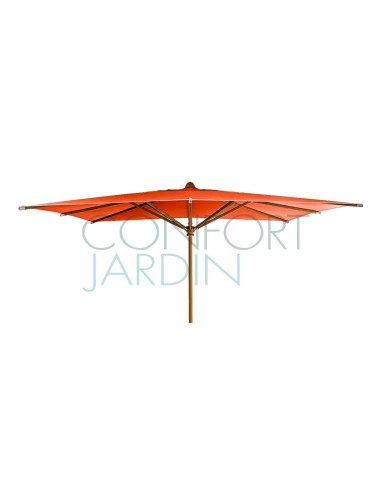 Parasol KOTO 400 x 300 cm - mât en bois koto - VLAEMYNCK