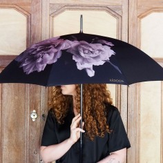 Parapluie recyclé - Pivoine noire - KLAOOS 2