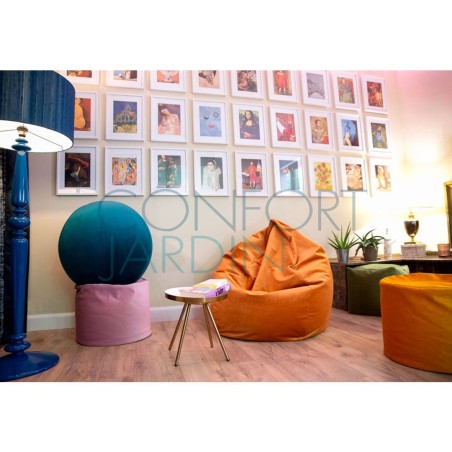 Céleste Velvet - sitting ball ergonomique - JUMBOBAG