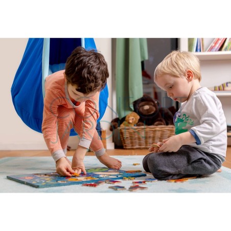 LA SIESTA® Joki Dolphy - Nid-hamac enfant en coton bio