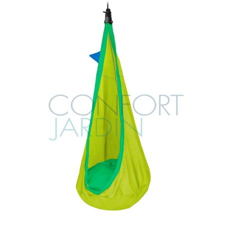 LA SIESTA® Joki Froggy - Nid-hamac enfant en coton bio
