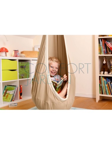 LA SIESTA® Joki Teddy - Nid-hamac enfant en coton bio