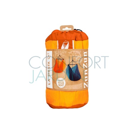 LA SIESTA® ZunZun Sunrise - Chaise-hamac de voyage avec fixation