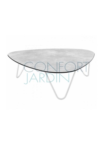 COCOON table basse Ciment - Kaolin - LAFUMA