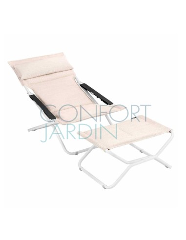 Tabouret - repose pieds Bayanne - Argile - structure Kaolin - LAFUMA