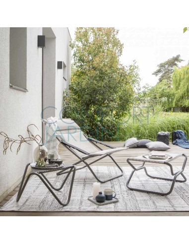 Tabouret - repose pieds Bayanne - Argile - structure Kaolin - LAFUMA