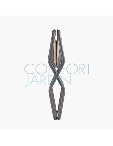 Tabouret - repose pieds Bayanne - Latté - structure Titane - LAFUMA