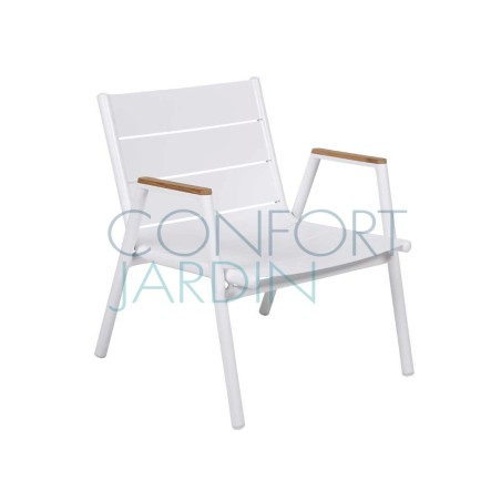 Fauteuil bas en aluminium Pilotis - Vlaemynck