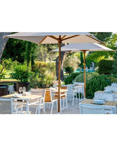 Fauteuil empilable en aluminium Pilotis - Vlaemynck