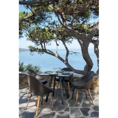 Fauteuil bas - VANITY - blanc - gris clair - VLAEMYNCK 2