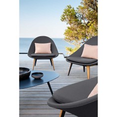 Table basse 3 pieds VANITY - blanche - VLAEMYNCK 2