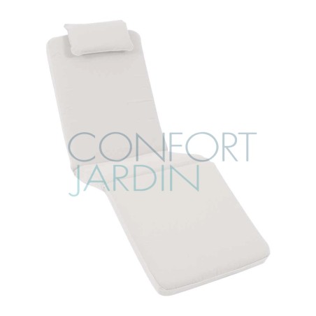 Coussins 3 parties pour bain de soleil Biarritz - toile teint masse - Vlaemynck