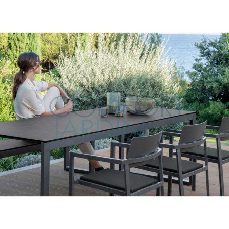 Fauteuil repas PERSPECTIVE - anthracite - VLAEMYNCK