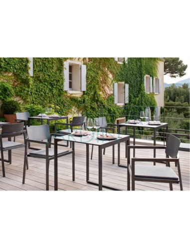 Fauteuil repas PERSPECTIVE - anthracite - VLAEMYNCK