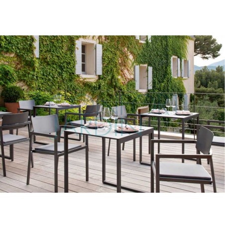 Fauteuil repas PERSPECTIVE - anthracite - VLAEMYNCK