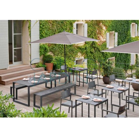 Fauteuil repas PERSPECTIVE - anthracite - VLAEMYNCK