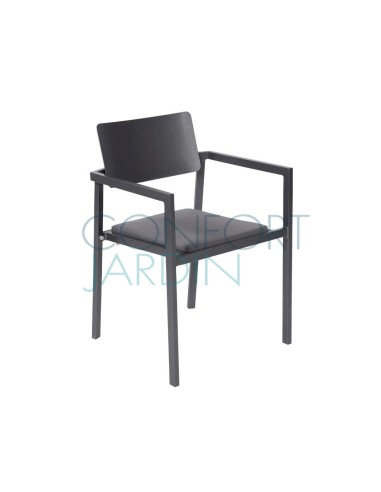 Fauteuil repas PERSPECTIVE - anthracite - VLAEMYNCK