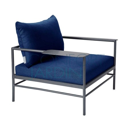 Fauteuil Rivage anthracite - Batyline EDEN - Vlaemynck