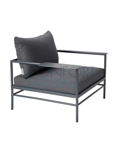 Fauteuil Rivage anthracite - Batyline EDEN - Vlaemynck