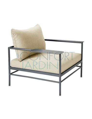 Fauteuil Rivage anthracite - Batyline EDEN - Vlaemynck