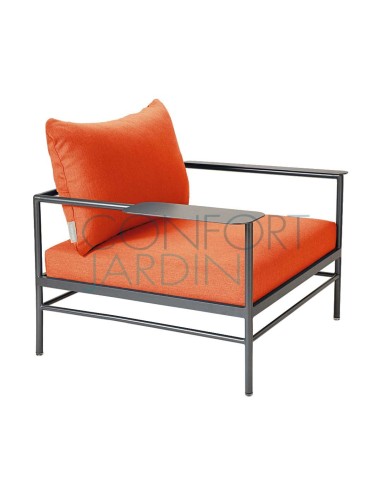 Fauteuil Rivage anthracite - Batyline EDEN - Vlaemynck