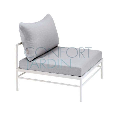 Chauffeuse Rivage - blanc coton - tissu Batyline EDEN - Vlaemynck