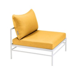 Chauffeuse Rivage - blanc coton - tissu Batyline EDEN - Vlaemynck 2