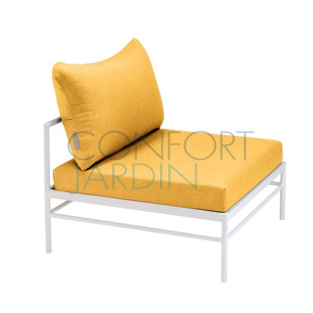 Chauffeuse Rivage - blanc coton - tissu Batyline EDEN - Vlaemynck