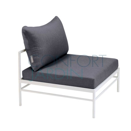 Chauffeuse Rivage - blanc coton - tissu Batyline EDEN - Vlaemynck