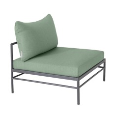 Chauffeuse Rivage - basalte - tissu Batyline EDEN - Vlaemynck