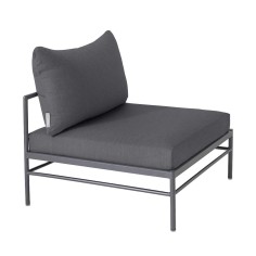 Chauffeuse Rivage - basalte - tissu Batyline EDEN - Vlaemynck 2