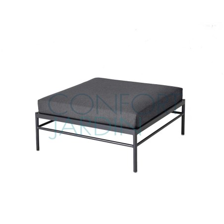 Pouf Rivage - basalte - tissu Batyline EDEN - Vlaemynck