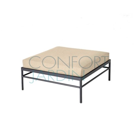 Pouf Rivage - basalte - tissu Batyline EDEN - Vlaemynck