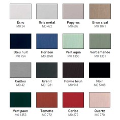 Pouf Rivage - Séquoia - tissu teint masse - Vlaemynck 2