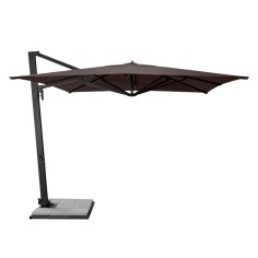 Parasol excentré Borée - 300 x 300 cm - mât anthracite - Vlaemynck