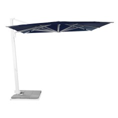 Parasol excentré Borée - 300 x 300 cm - mât blanc - Vlaemynck