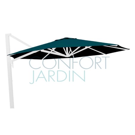 Parasol excentré Borée - 300 x 300 cm - mât anthracite - Vlaemynck