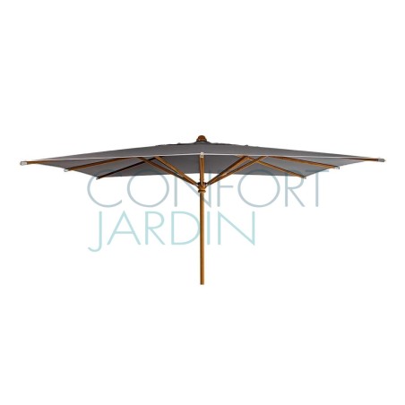 Parasol KOTO 300 x 200 cm - mât en bois koto - VLAEMYNCK