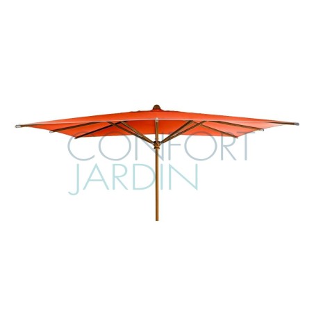 Parasol KOTO 300 x 200 cm - mât en bois koto - VLAEMYNCK