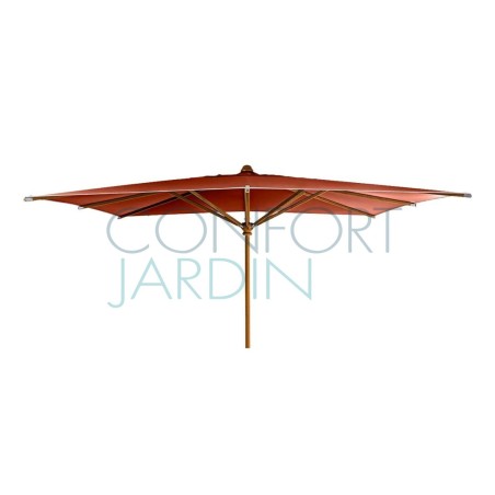 Parasol KOTO 300 x 200 cm - mât en bois koto - VLAEMYNCK