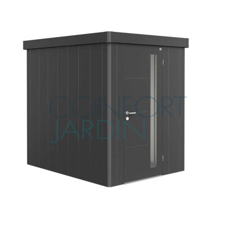 Abri de jardin NEO - taille 180 x 236 cm - porte standard - BIOHORT