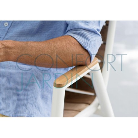 Fauteuil bas en teck Pilotis - Vlaemynck