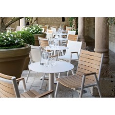 Chaise en teck Pilotis - Vlaemynck 2