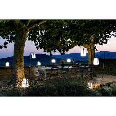 Lampe à poser Led - MOOON - carbone - FERMOB 2