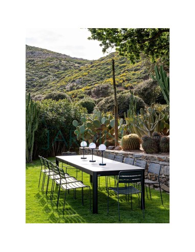 Lampe à poser Led - MOOON - muscade - FERMOB