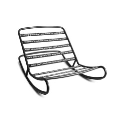 Rock n Roll Fauteuil à bascule - Noir - FATBOY