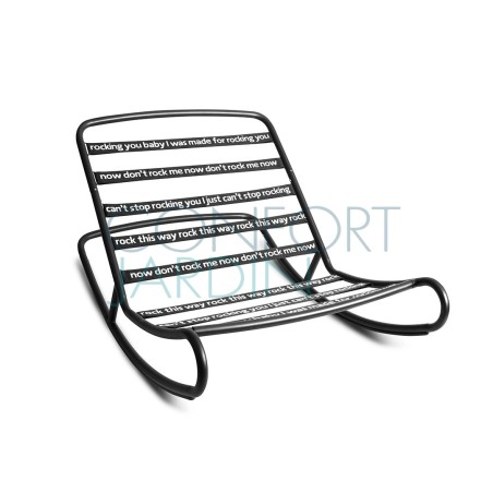 Rock n Roll Fauteuil à bascule - Noir - FATBOY