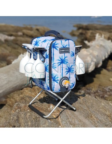 Fontaine à boisson isotherme - motif Coco Playa - CUBICOOL