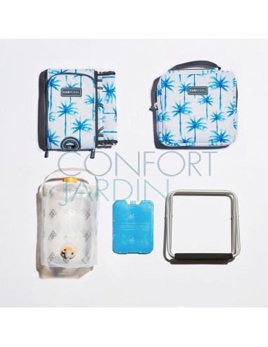 Fontaine à boisson isotherme - motif Coco Playa - CUBICOOL