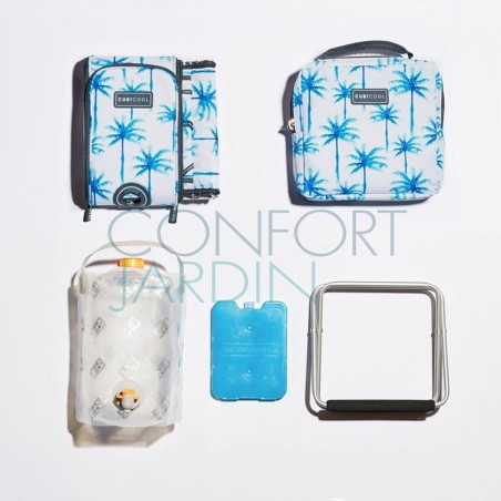 Fontaine à boisson isotherme - motif Coco Playa - CUBICOOL